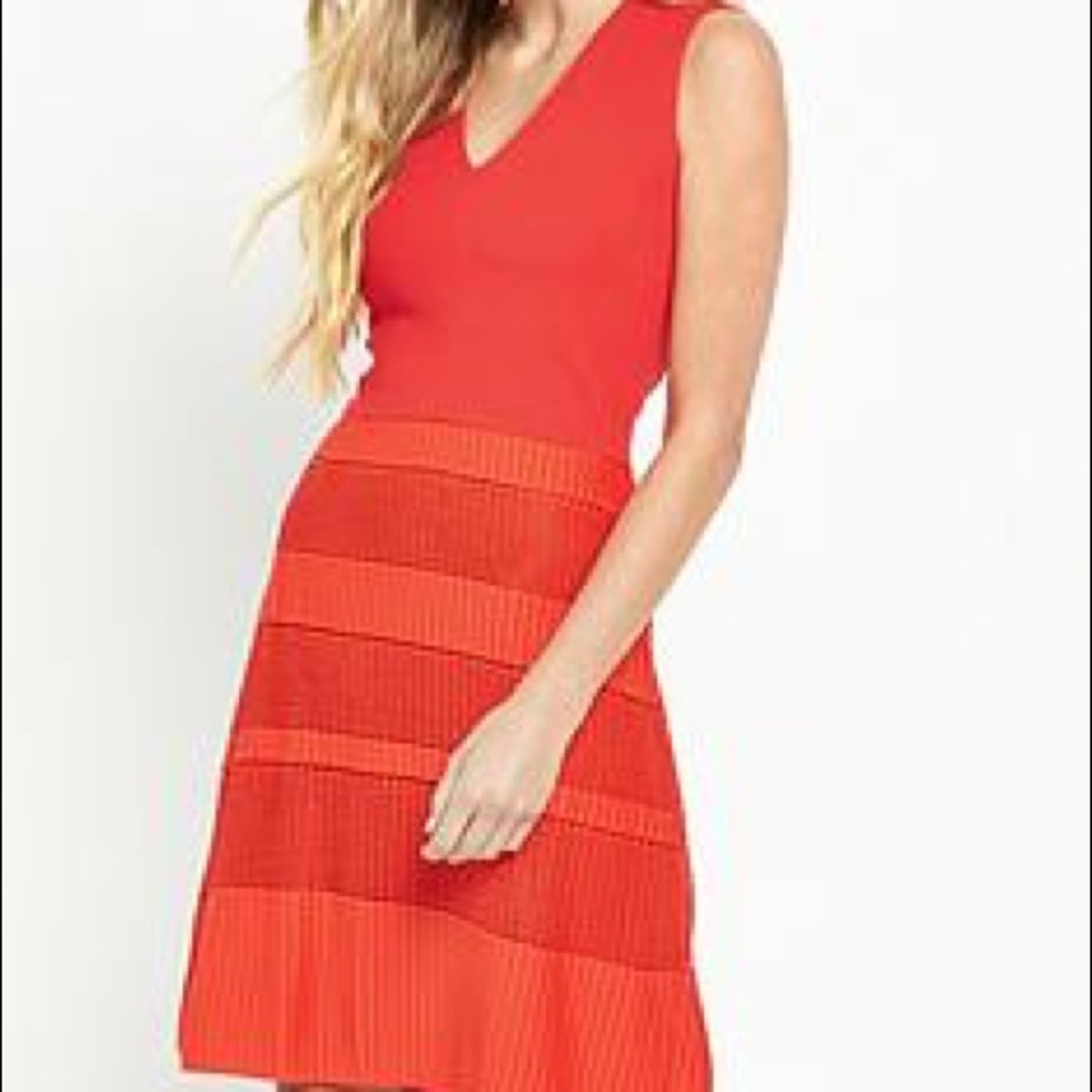 NEW French Connection Orange Dress